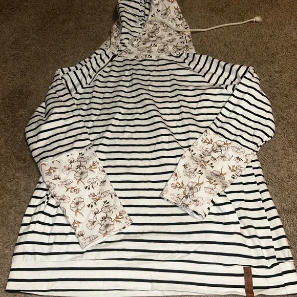 Ampersand Avenue Doublehood™ Sweatshirt - Bare With Me size XXXL - Picture 2 of 6